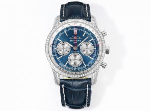 Bls出品 百年灵全新航空计时腕表 Navitimer 问世70周年 百年灵以大胆色彩焕新演绎经典腕表 尺寸43Mm 迭代款无疑是地道的航空计时腕表 带有环形飞