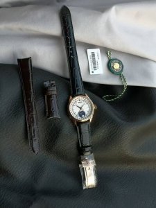 Er全新力作匠心传承V2版本 劳力士 Rolex 切利尼 M505 002 Lx6 月相型腕表18Ct永恒玫瑰金系列 腕表尺寸：39×11.8 ，独家定制Cal