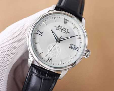 白壳 金壳 店家爆款主推 劳力士 Rolex 升级版本 男士腕表 采用独特的表盘设计 搭配五金装饰钉的3D立体感，整体效果更显高档奢华的劳力士， 初识劳力士必憧 - 点击图像关闭