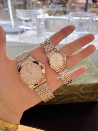 白壳 金壳 Gucci古驰 Original Gucci,古驰G-Timeless系列，经典九珠表带，唯美三色表面专柜款 ，女28Mm男38Mm - 点击图像关闭