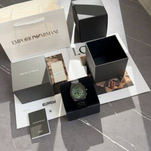 Emporio Armani 石英男表，专柜新款！本年度最火的男神款！Ar11562，时尚立体质感，多功能计时石英码表，进口石英机芯，时尚潮流范十足！30米生活