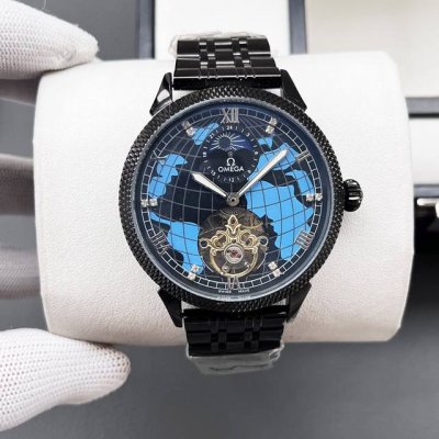 欧米茄-Omega精品男士腕表 尊贵大气，绅士风范，卓越品质，热卖全城。采用全自动机械机芯，顶级316精钢表壳，进口小牛皮表带，矿物质超强镜面，直径42Mm