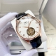 白壳 ，玫瑰金 首发新款 经典热卖 万国-Iwc 男士腕表 全自动机械机芯 矿物强化玻璃 316L精钢表壳 真皮表带 简约休闲 优雅大方 尺寸：直径42Mm 厚