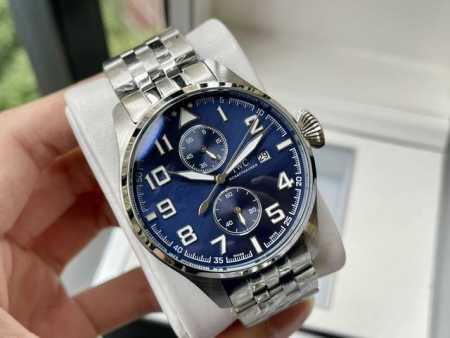万国-Iwc精品男士腕表，多功能设计，技艺精湛，独具匠心，尊贵大气，绅士风范。采用全自动机械机芯，顶级316精钢表壳表带，矿物质超强镜面，尺寸40 10出品精品 - 点击图像关闭