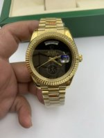 无字天书，谁与争锋 实拍 劳力士日志 实心内胆，41Mm，双头粒表带，西铁城机芯，蓝宝石放大镜也是蓝宝石玻璃，放大镜同步原版蓝光