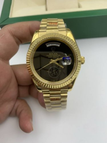 无字天书，谁与争锋 实拍 劳力士日志 实心内胆，41Mm，双头粒表带，西铁城机芯，蓝宝石放大镜也是蓝宝石玻璃，放大镜同步原版蓝光