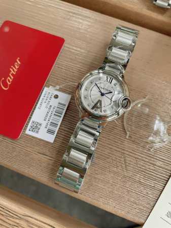 白 金 钻20 卡地亚 经典蓝气球 Cartier ， 人鱼玻璃 凸面弧形表壳，扭索雕纹表盘，剑形指针，表带采用进口陶瓷搭配316精钢，在卡地亚制表世界中，Ba - 点击图像关闭