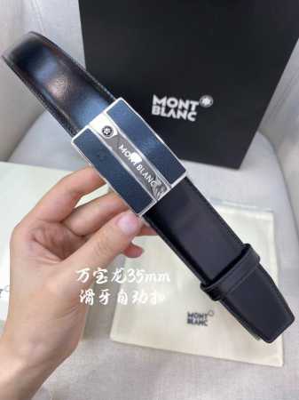 特 万宝龙男士自动腰带- 宽度34Mm 316精品钢扣 精工打造 手感柔软 可以裁剪 - 点击图像关闭