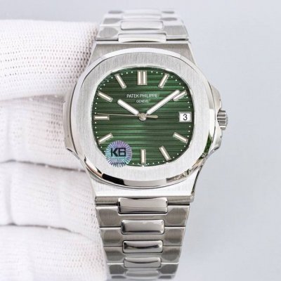 Patek Philippe 百达翡丽 优雅运动系列57111A鹦鹉螺，钢表之王，全网最佳解方案！细节方面：1搭配自动机芯。2316L定制级人体工程学表带！3钢