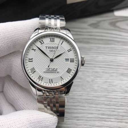 原单品质 Tissot 天梭 型号：T006.407. 33 力洛克系列 钢带黑面数字机械男装瑞士 2824机芯 蓝宝石玻璃 316精钢，表盘直径39.5毫米， - 点击图像关闭