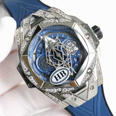 Hb Hublot 宇舶 恒宝 Nk1 Hb厂V3版本认准细节 全新Big Bang Sang Bleu Ii 刺青二代 Hb厂 重生版 最新升级V3版本，到货 - 点击图像关闭