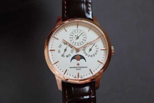 全网最薄版本 Mx新品 江诗丹顿patrimony Contemporaine传承系列超薄万年历腕表 型号 43175 O00R-9687 B519 B343