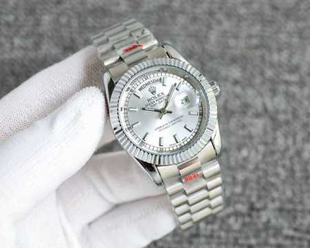 劳力士日志rolex精品男士腕表，三针双日历设计，尊贵大气，绅士风范，卓越品质，热卖全城。采用石英机芯 零返修 ，316精钢原装扣，矿物质镜面不怕刮花，尺寸36 - 点击图像关闭