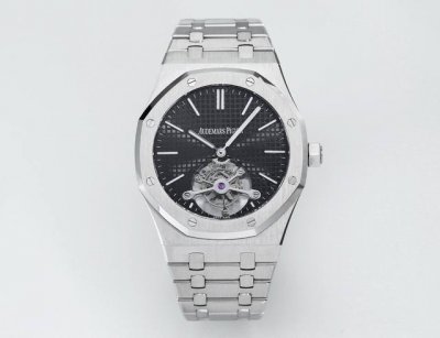 Bbs-Factory解最好的“陀飞轮” 2025爱彼皇家橡树陀飞轮。 独家订制Cal.2924机芯，动力储存68小时 爱彼依旧保留的八角形表圈、标志性的六角形