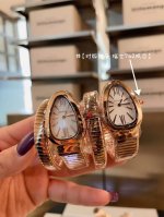 白 金 钻20 Bvlgari 宝格丽 升级版本，采用进口瑞士机芯，表壳表带精钢材质，表把头升级与原版颜色形状完全吻合。完美复刻蛇形经典，精致细腻的做工白富美专