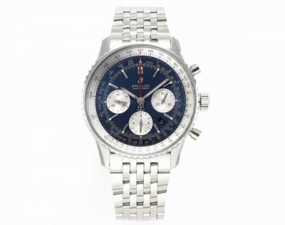 Bls V2升级版 百年灵 Rw2 航空计时1 B01计时腕表Navitimer 1 B01 Chronograph.43毫米表壳、双向棘轮旋转表圈、搭载透底全