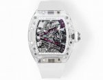 水晶』Richard Mille 理查米尔 推出 Rm 38-02 水晶 粉色主题镂空陀飞轮腕表 风格醒目的新作 Rm 38-02 Tourbillon Bub