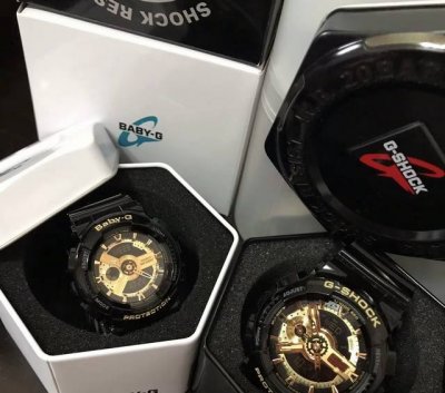 Casio卡西欧 潮流运动 石英机芯 树脂表带 日韩表 男女同款 黑色表盘