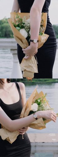 天梭嘉丽小美人系列，整体非常简洁，26Mm的表盘很精致小巧，厚度刚刚好！不愧是小美人～戴起来也是非常好看的～值得入手手表之一。