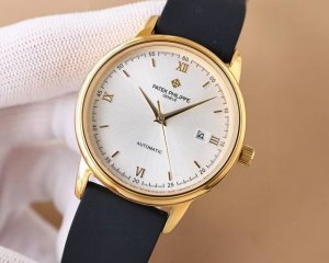 白 -金 匠新之作2024推出最新款式百达翡丽patek Philippe高版本高级自动腕表！男士腕表简单不失大气 40Mm表径，316精钢表壳，搭载原装全新进