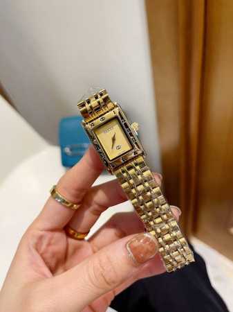 古驰、新款、实心钢带、表盘25Mm～～ - 点击图像关闭