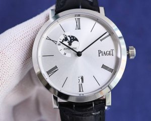 大气呈现 : 白 金 2024新款[伯爵Altiplano系列] 直径: 41mm 搭载进口全自动机芯 几乎零返修 10与11位置配与24小时小秒显示，蓝宝石双