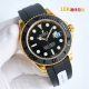 Sj出品 劳力士 Rolex 游艇名仕系列 Rw3 你们要的亲民版 包金来啦 加量不加价 118K金表来啦！字面双皇冠防伪，通体包金，厚度5Um，谈到劳力士游艇