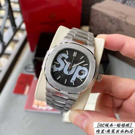 白 -玫 -全黄金 Qc版本-鹦鹉螺 Supreme 高定版联名款官方同步新款到货 机芯 搭配专注全新日本原装进口西铁城8 机芯 兼承西铁城优质 稳定的高性价优 - 点击图像关闭