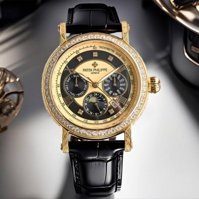 白 金 Tw Factory 百达翡丽 Patek Philippe 复杂功能系列-Rp10 纯手工-雕花 腕表-惊艳登场，Pp50毫米的表径适配大众男性手寸，