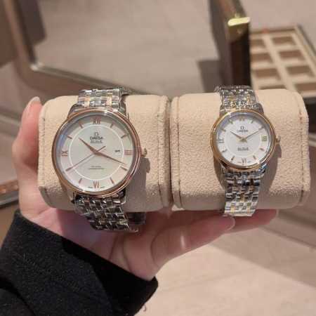金 钻＋20 台湾厂 搭配红色包装礼品袋欧米茄蝶飞石英系列腕表 腕表女装尺寸27.4Mm 男装39Mm 进口瑞士石英机芯 316精钢表壳 防刮花玻璃 别具匠心的 - 点击图像关闭