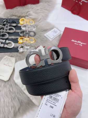 特 Ferragamo.菲拉格慕 全套包装包装 宽度3.5Cm 高级定制款男士皮带 双面进口牛皮 可双面使用 自行选择搭配 真材实料 很有质感 时尚经典不失风范 - 点击图像关闭