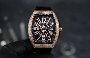 Abf 全新黑游艇最高品质 新款到货 Franck Muller 法兰克穆勒 Fm Vanguard Yachting V45遊艇系列 44X54 Mm1.表壳