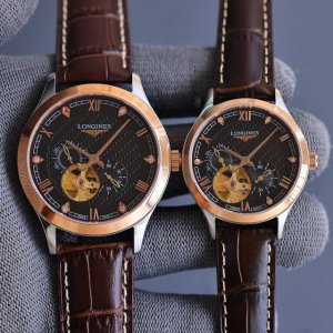 皮带 钢带 金白同价 品牌:浪琴 二针半新品，商务休闲 奢华大气类型：精致男士腕表 新品 表带：真牛皮表带 舒适 361精钢表带 耐用 机芯:进口82S7西铁城