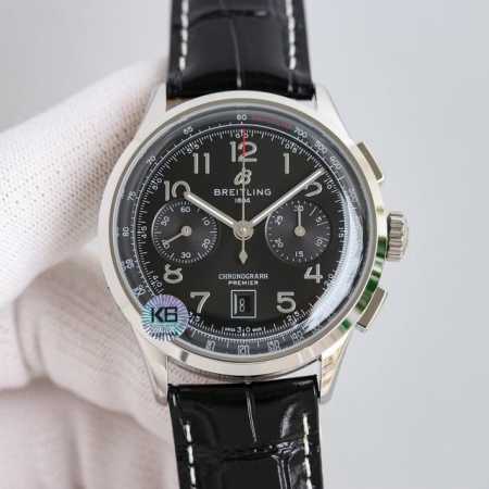 Tw新品百年灵璞雅b01计时腕表premier B01 Chronograph 吴彦祖同款 材质 316L精钢 直径 42毫米 厚度 13.65毫米 表镜 锅盖 - 点击图像关闭