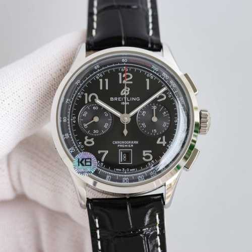 Tw新品百年灵璞雅b01计时腕表premier B01 Chronograph 吴彦祖同款 材质 316L精钢 直径 42毫米 厚度 13.65毫米 表镜 锅盖