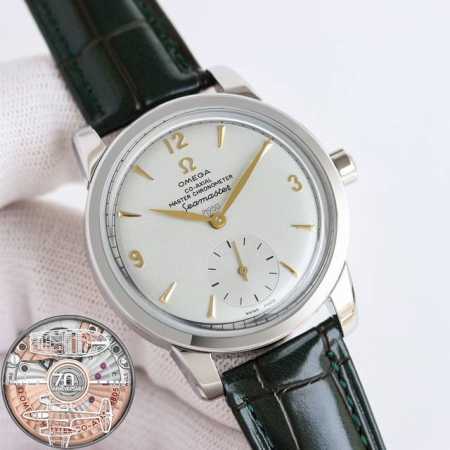 金白同价 欧米茄 Omega 海马系列 1948腕表 重磅来袭 欢迎品鉴 独家定制8804 至臻天文台一体机芯 纹理 结构 摆轮位置和镂空均与原版一致 运转美态 - 点击图像关闭