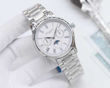 白壳 金壳 钢带20 品牌：浪琴-Longines 类型：男士腕表 壳套：顶级版316精钢l 表带：进口小牛皮表带 316L精钢表带 机芯：全自动机械机芯 镜面 - 点击图像关闭