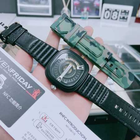 七个星期五-Sevenfriday 经典升级版立体感十足原版复刻男士腕表 搭载全自动机芯 西铁城8215 高端矿物质防刮镜面玻璃配置316L精钢表壳耐磨进口小牛 - 点击图像关闭