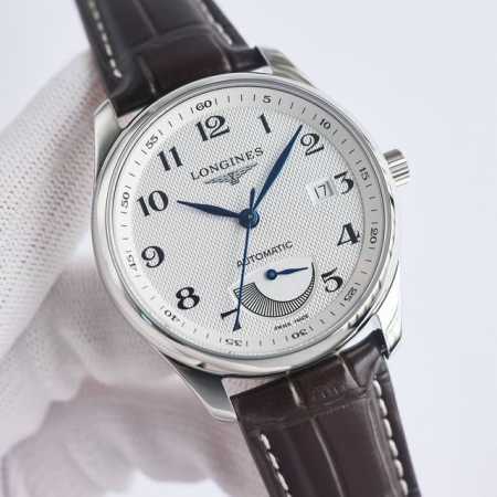 Longines 浪琴 名匠系列 动能腕表压轴登场！Lm1 真一体机 1腕表尺寸40X10毫米。表壳尺寸工艺完美复制原装工艺 2柳叶形蓝钢淬火表针，针型和工艺均 - 点击图像关闭