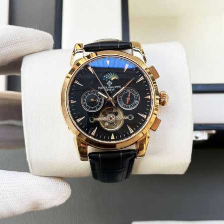 统一价格: 百达翡丽-Patek Philippe精品男士腕表 尊贵大气 绅士风范 高端矿物质防刮镜面玻璃 耐磨316L精钢表壳 耐磨进口小牛皮表带 全自动进口 - 点击图像关闭