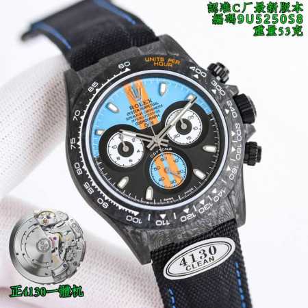 Sj出品 新品，新品，劳力士 迪通拿系列 Mk1 热门款式C厂Clean出品，必属精品，更新定制超轻碳纤维材质，一体表壳，一体表扣，让腕表表更加轻易快捷，佩戴感 - 点击图像关闭
