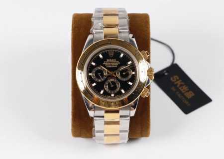 统一 劳力士rolex 名表出品 迪通拿系列！316精钢表壳。尺寸40Mm×13Mm，搭全多功能机械机芯，做工超好，蓝宝石玻璃，蓝色夜光指针 不同面夜光也不一样 - 点击图像关闭