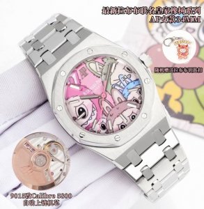Sj出品 白壳 1700 钻壳 Omf Ap 爱彼 爆款Ap拉布布联名款 限量100个，A。先订先得，字面采用多色油彩表面加上搪瓷使字面更加光亮 认准Omf赠送