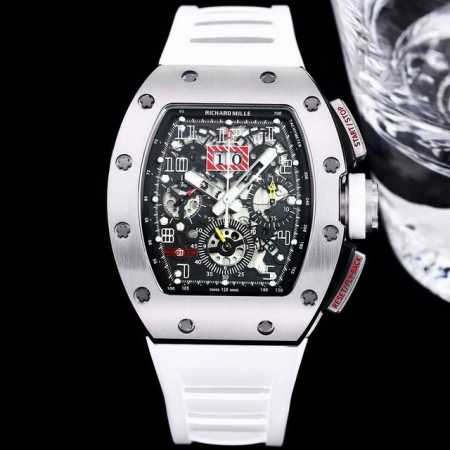 Richard Mille 理查米尔 Rm011-Fm系列 精钢材质打造 还原原装 完美的人体工程学设计相吻合的追求完美的品牌的标志性建筑 Rm 011的每一个 - 点击图像关闭