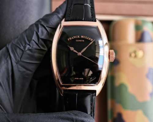白壳 玫黑 法兰克 穆勒 Franck Muller 55*42*13Mm 全自动机械机芯 双面小牛皮原装针扣 酒桶形拱桥状壳 烈日之下 万众瞩目