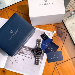 独家首发！玛莎拉蒂 Maserati 原厂流出 几十个 数量不多 支持验货 爆款来袭 火热登场 菱角有致 霸气十足[月亮]登场！ 表经45Mm 厚度12Mm 男