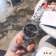 钢带90 官网同步 爆款swarovski施华洛世奇 三眼石英女表 表盘满钻设计三眼表针面与水晶钻浑然天成，奢华不已 进口石英机芯 实心钢带表带尺寸：36Mm