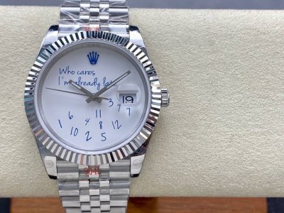 劳力士 Who Cares I M Afready Te 个性款日志型 41Mm 机芯 904L精钢 日历款可装蓝闪电表针