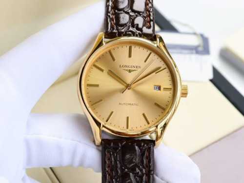浪琴-Longines 律雅系列 原版壳套复刻 非通用名匠壳 多次反复修缮至完美 极致严格的质量保证。 确保采用原版式抛光和拉丝工艺，高硬度水晶镜面，更加透彻明