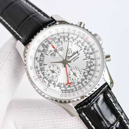 百年灵 Breitling，蒙柏朗计时系列A21033012重磅来袭！ Rw4 1这款复杂多功能计时腕表，有日历，月份，星期，24小时显示，计时功能等，盘面凌厉 - 点击图像关闭